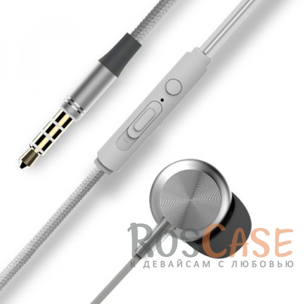 Наушники ROCK Y2 stereo (Серебряный / Silver) Наушники ROCK Y2 stereo (Серебряный / Silver)Описание:производитель - Rock;тип устройства - наушники-вкладыши;совместимость устройства с разъемом mini-jack 3,5 мм.Особенности:длина провода - 120 см;импеданс - 32 Ом;диапазон частот 20 - 20000 Гц;чувствительность 96±3 дБ;на проводе расположен пульт управления.<br><br>Тип: Наушники/Гарнитуры<br>Бренд: ROCK