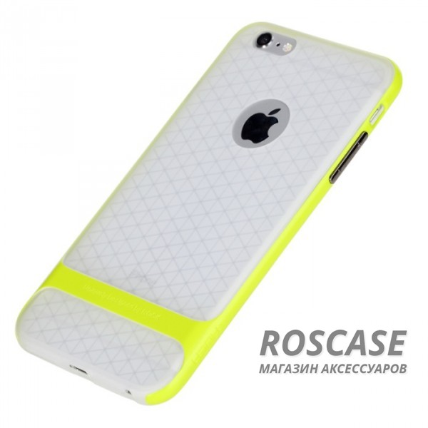 TPU+PC чехол Rock Royce (Transparent) Series для Apple iPhone 6/6s (4.7) (Зеленый / Green) TPU+PC чехол Rock Royce (Transparent) Series для Apple iPhone 6/6s (4.7) (Зеленый / Green)Описание:фирма-производитель - Rock;совместимость - Apple iPhone 6/6s (4.7);материалы - полиуретан, поликарбонат;тип - накладка. Особенности:пластичный;имеет все необходимые вырезы;легко чистится;не увеличивает габариты;защищает от ударов и падений;износостойкий.<br><br>Тип: Чехол<br>Бренд: ROCK<br>Материал: TPU