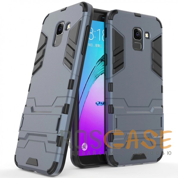 Transformer | Противоударный чехол для Samsung J600F Galaxy J6 (2018) с мощной защитой корпуса (Серый / Metal slate)
Transformer | Противоударный чехол для Samsung J600F Galaxy J6 (2018) с мощной защитой корпуса (Серый / Metal slate)