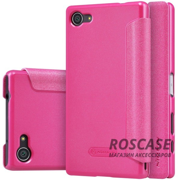 Кожаный чехол (книжка) Nillkin Sparkle Series для Sony Xperia Z5 Compact (Розовый) Кожаный чехол (книжка) Nillkin Sparkle Series для Sony Xperia Z5 Compact (Розовый)Описание:компания производитель: Nillkin;подходит в точности к Sony Xperia Z5 Compact;изготовлен: кожа в сочетании с полиуретаном;вид: книжка.Особенности:стильное дополнение смартфона;блестящая поверхность;стильный дизайн;маленький вес.<br><br>Тип: Чехол<br>Бренд: Nillkin<br>Материал: Искусственная кожа