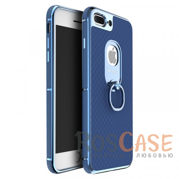 Чехол iPaky Ring Series для Apple iPhone 7 plus (5.5) (Синий) Чехол iPaky Ring Series для Apple iPhone 7 plus (5.5) (Синий)Описание:идеально совместим с Apple iPhone 7 plus (5.5);бренд - iPaky;материал - поликарбонат, термополиуретан, искусственная кожа;тип - накладка.<br><br>Тип: Чехол<br>Бренд: Epik<br>Материал: Пластик