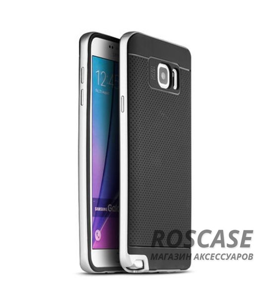 Чехол iPaky TPU+PC для Samsung Galaxy Note 5 (Черный / Серебряный) Чехол iPaky TPU+PC для Samsung Galaxy Note 5 (Черный / Серебряный)Описание: производство: iPaky;совместимость: Samsung Galaxy Note 5;материал: термополиуретан, поликарбонат;форм-фактор: накладка.Особенности:эргономичный;ультратонкий;устойчив к повреждениям;легко очищается;просто устанавливается и снимается;стильный дизайн.<br><br>Тип: Чехол<br>Бренд: Epik<br>Материал: TPU
