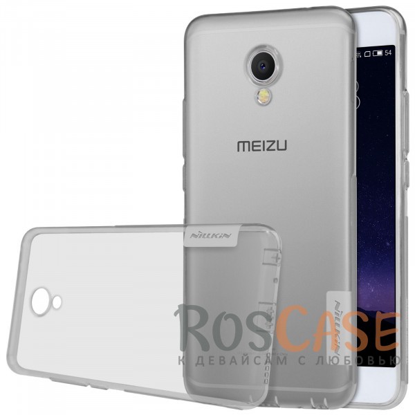 TPU чехол Nillkin Nature Series для Meizu MX6 (Серый (прозрачный)) TPU чехол Nillkin Nature Series для Meizu MX6 (Серый (прозрачный))Описание:бренд Nillkin;совместимость - Meizu MX6;материал - термополиуретан;тип - накладка. Особенности:в наличии все вырезы;не скользит в руках;тонкий дизайн;защита от ударов и царапин;прозрачный;заглушка на отверстие для зарядки.<br><br>Тип: Чехол<br>Бренд: Nillkin<br>Материал: TPU