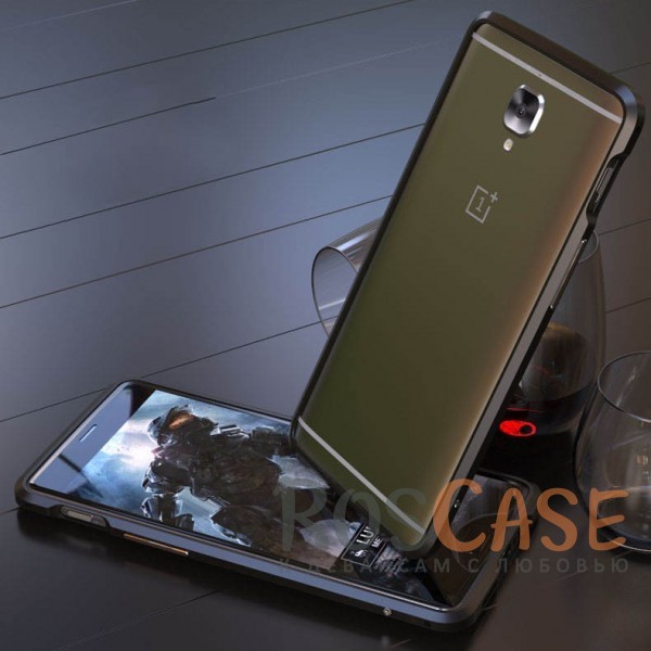 Алюминиевый бампер Luphie Blade Sword для OnePlus 3 / OnePlus 3T ( one color) (Черный) Алюминиевый бампер Luphie Blade Sword для OnePlus 3 / OnePlus 3T ( one color) (Черный)Описание:бренд - Luphie;материал - алюминий;разработан для OnePlus 3 / OnePlus 3T;тип - бампер.Особенности:прочный алюминий;в наличии все вырезы;ультратонкий дизайн;защита граней от ударов и царапин;ответка для установки в комлекте.<br><br>Тип: Чехол<br>Бренд: Luphie<br>Материал: Металл