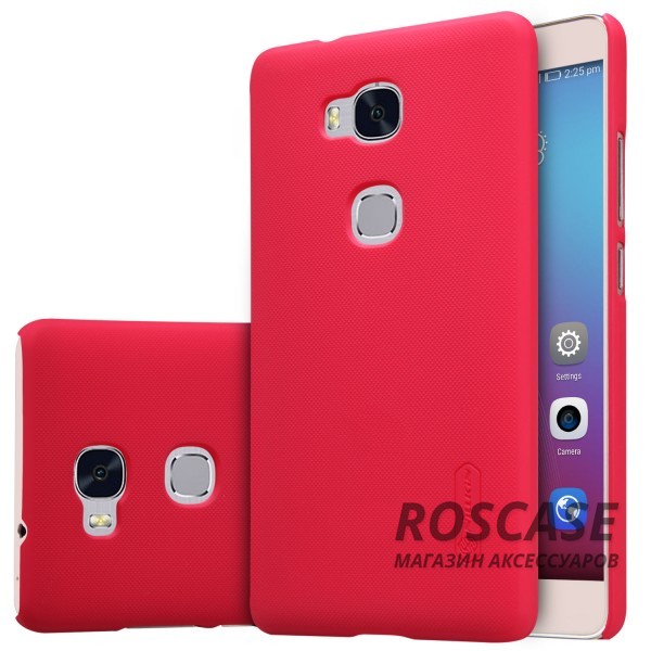 Чехол Nillkin Matte для Huawei Honor 5X / GR5 (+ пленка) (Красный) Чехол Nillkin Matte для Huawei Honor 5X / GR5 (+ пленка) (Красный)Описание:производитель - компания Nillkin;материал - поликарбонат;совместим с Huawei Honor X5 / GR5;тип - накладка. Особенности:матовый;прочный;тонкий дизайн;не скользит в руках;не выцветает;пленка в комплекте.<br><br>Тип: Чехол<br>Бренд: Nillkin<br>Материал: Пластик