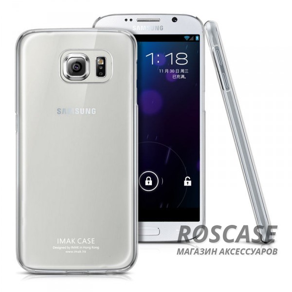 Пластиковая накладка IMAK Crystal Series для Samsung Galaxy S6 G920F/G920D Duos Пластиковая накладка IMAK Crystal Series для Samsung Galaxy S6 G920F/G920D DuosОписание:производство компании IMAK;совместим с телефоном Samsung Galaxy S6 G920F/G920D Duos;материал: термопластичный поликарбонат;форма: чехол-накладка.Особенности:обеспечивает защиту корпуса телефона от любых повреждений;поверхность глянцевая;амортизация при любом падении и ударе;не утолщает корпус телефона;не желтеет и не выцветает;крепится на заднюю часть телефона;дизайн: ультратонкий, прозрачный.<br><br>Тип: Чехол<br>Бренд: iMak<br>Материал: Поликарбонат