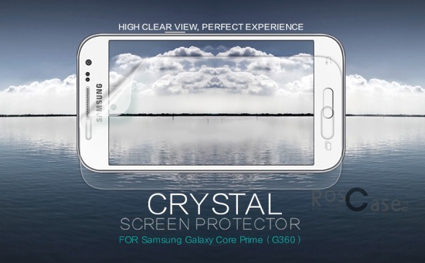 Защитная пленка Nillkin Crystal для Samsung G360H/G361H Galaxy Core Prime Duos (Анти-отпечатки) Защитная пленка Nillkin Crystal для Samsung G360H/G361H Galaxy Core Prime Duos (Анти-отпечатки)Описание:компания-производитель: Nillkin;разработана специально для Samsung G360H/G361H Galaxy Core Prime Duos;материал: полимер;тип: защитная пленка. Особенности:прозрачная;олеофобное покрытие (анти-отпечатки);не влияет на чувствительность сенсора;придает изображению четкость и яркость;не желтеет.<br><br>Тип: Защитная пленка<br>Бренд: Nillkin