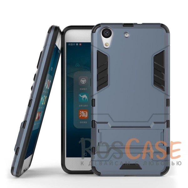 Ударопрочный чехол-подставка Transformer для Huawei Y6 II с мощной защитой корпуса (Серый / Metal slate) Ударопрочный чехол-подставка Transformer для Huawei Y6 II с мощной защитой корпуса (Серый / Metal slate)Описание:подходит для Huawei Y6 II;материалы: термополиуретан, поликарбонат;формат: накладка. Особенности:функциональные вырезы;функция подставки;двойная степень защиты;защита от механических повреждений;не скользит в руках.<br><br>Тип: Чехол<br>Бренд: Epik<br>Материал: TPU