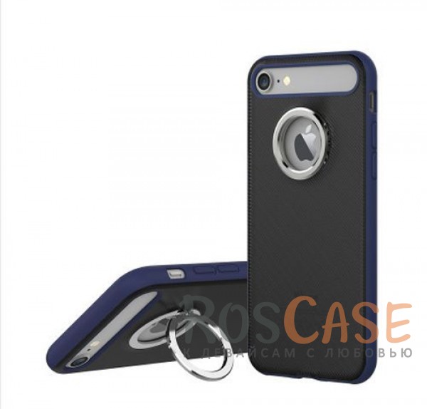 TPU+PC чехол Rock Ring Holder Case M2 Series для Apple iPhone 7 (4.7) (Синий / Blue) TPU+PC чехол Rock Ring Holder Case M2 Series для Apple iPhone 7 (4.7) (Синий / Blue)Описание:произведен компанией Rock;разработан для Apple iPhone 7 (4.7);материалы: термополиуретан и поликарбонат;тип: накладка.<br><br>Тип: Чехол<br>Бренд: ROCK<br>Материал: TPU
