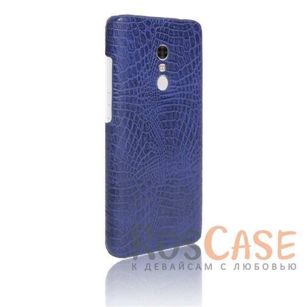 Кожаный чехол с узором из крокодиловой кожи Croc Series для Xiaomi Redmi Note 4 (Синий) Кожаный чехол с узором из крокодиловой кожи Croc Series для Xiaomi Redmi Note 4 (Синий)<br><br>Тип: Чехол<br>Бренд: Epik<br>Материал: Искусственная кожа