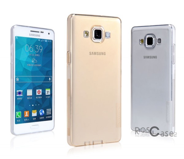 TPU чехол Nillkin Nature Series для Samsung A500H / A500F Galaxy A5 TPU чехол Nillkin Nature Series для Samsung A500H / A500F Galaxy A5Описание:производитель - бренд Nillkin;совместим с Samsung A500H / A500F Galaxy A5;материал - термополиуретан;тип - накладка. Особенности:в наличии все вырезы;заглушки для разъемов: зарядное устройство, наушники;не скользит в руках;тонкий дизайн;защита от ударов и царапин;прозрачный.<br><br>Тип: Чехол<br>Бренд: Nillkin<br>Материал: TPU