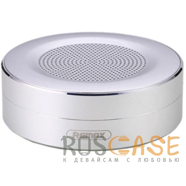 

Remax RB-M13 | Портативная Bluetooth колонка круглой формы с кнопками управления (Серебряный)