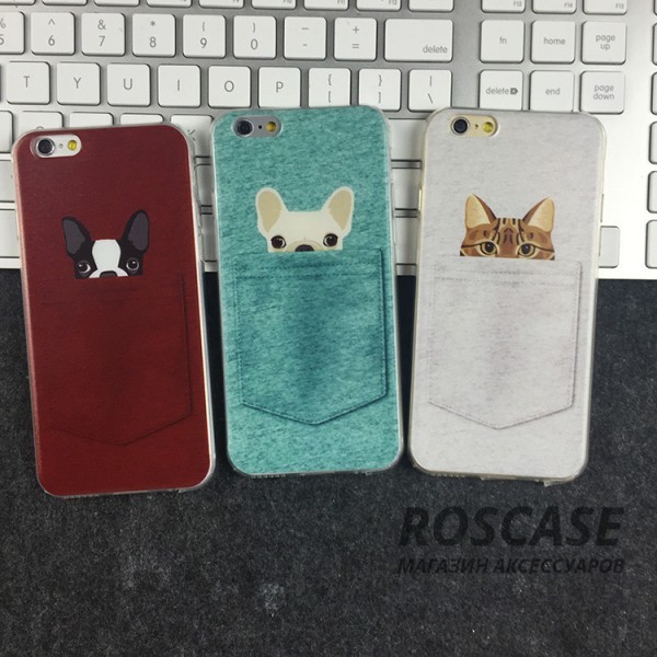 Тонкий силиконовый чехол с принтом Питомцы в кармане для Apple iPhone 6/6s (4.7) (Белый/Кот) Тонкий силиконовый чехол с принтом Питомцы в кармане для Apple iPhone 6/6s (4.7) (Белый/Кот)Описание:совместимость: Apple iPhone 6/6s (4.7);форм-фактор: накладка;материал: силикон.Особенности:не деформируется;надежная фиксация;легко очищается;износостойкий;присутствуют все функциональные вырезы;устойчив к повреждениям;оригинальный дизайн.<br><br>Тип: Чехол<br>Бренд: Epik<br>Материал: TPU