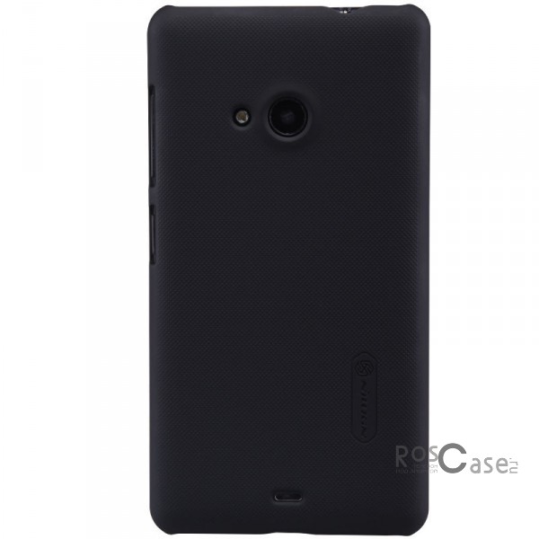 Чехол Nillkin Matte для Microsoft Lumia 535 (+ пленка) (Черный) Чехол Nillkin Matte для Microsoft Lumia 535 (+ пленка) (Черный)Описание:Чехол изготовлен компанией Nillkin;Спроектирован для Microsoft Lumia 535;Материал - специальный закаленный поликарбонат;Форма - накладка.Особенности:Исключено появление потертостей и возникновение царапин;В комплекте поставляется глянцевая пленка;Имеет текстурную матовую поверхность;Выполнен в элегантном изысканном стиле.Долговечен;<br><br>Тип: Чехол<br>Бренд: Nillkin<br>Материал: Поликарбонат