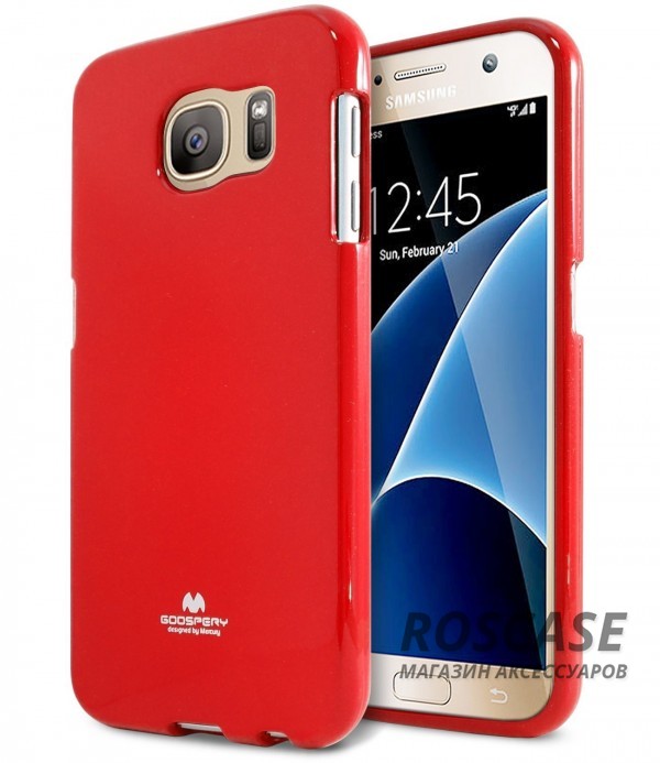 TPU чехол Mercury Jelly Color series для Samsung G930F Galaxy S7 (Красный) TPU чехол Mercury Jelly Color series для Samsung G930F Galaxy S7 (Красный)Описание: бренд Mercury;совместим с Samsung G930F Galaxy S7;материал: термополиуретан;тип: накладка.Особенности:смягчает удары;гладкая поверхность;не деформируется;легко устанавливается.<br><br>Тип: Чехол<br>Бренд: Mercury<br>Материал: TPU