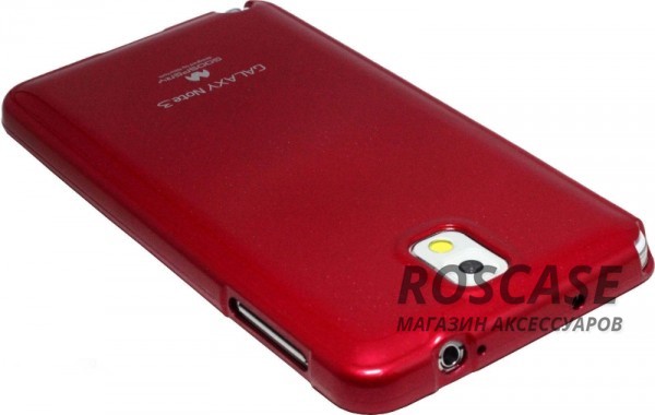 TPU чехол Mercury Jelly Color series для Samsung N9000/N9002 Galaxy Note 3 (Красный) TPU чехол Mercury Jelly Color series для Samsung N9000/N9002 Galaxy Note 3 (Красный)Описание: Изготовлен компанией Mercury;Спроектирован персонально для Samsung N9000/N9002 Galaxy Note 3;Материал: термополиуретан;Форма: накладка.Особенности:Исключается появление царапин и возникновение потертостей;Восхитительная амортизация при любом ударе;Гладкая поверхность;Не подвержен деформации;Непритязателен в уходе.<br><br>Тип: Чехол<br>Бренд: Mercury<br>Материал: TPU