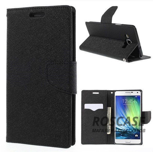 Чехол (книжка) Mercury Fancy Diary series для Samsung A700H / A700F Galaxy A7 Чехол (книжка) Mercury Fancy Diary series для Samsung A700H / A700F Galaxy A7Описание:производитель - компания Mercury;совместим с Samsung A700H / A700F Galaxy A7;материалы - искусственная кожа, термополиуретан;форма - чехол-книжка. Особенности:фактурная поверхность;предусмотрены все функциональные вырезы;кармашки для визиток/кредитных карт/купюр;магнитная застежка;защита от механических повреждений;трансформируется в подставку.<br><br>Тип: Чехол<br>Бренд: Mercury<br>Материал: Искусственная кожа