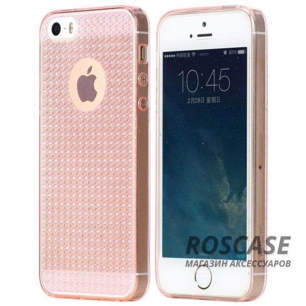 TPU чехол Rock Fla Series для Apple iPhone 5/5S/SE (Розовый / Transparent pink) TPU чехол Rock Fla Series для Apple iPhone 5/5S/SE (Розовый / Transparent pink)Описание:производитель - Rock;материал - термополиуретан;поверхность - гладкая;форм-фактор - накладка на заднюю стенку телефона;совместимость - Apple iPhone 5/5S/SE.Особенности:прочный и износоустойчивый;не подвергается деформации.легко фиксируется;не скользит в руках.<br><br>Тип: Чехол<br>Бренд: ROCK<br>Материал: TPU