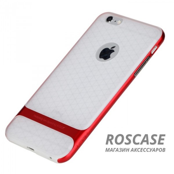 TPU+PC чехол Rock Royce (Transparent) Series для Apple iPhone 6/6s (4.7) (Красный / Red) TPU+PC чехол Rock Royce (Transparent) Series для Apple iPhone 6/6s (4.7) (Красный / Red)Описание:фирма-производитель - Rock;совместимость - Apple iPhone 6/6s (4.7);материалы - полиуретан, поликарбонат;тип - накладка. Особенности:пластичный;имеет все необходимые вырезы;легко чистится;не увеличивает габариты;защищает от ударов и падений;износостойкий.<br><br>Тип: Чехол<br>Бренд: ROCK<br>Материал: TPU
