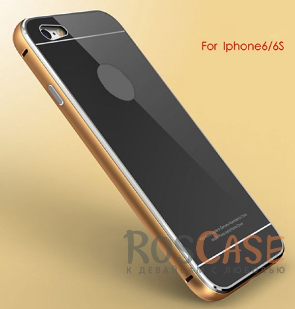 LUPHIE Metal Frame | Металлический бампер для Apple iPhone 6/6s (4.7") с глянцевой панелью (Золотой / Черный)
LUPHIE Metal Frame | Металлический бампер для Apple iPhone 6/6s (4.7") с глянцевой панелью (Золотой / Черный)