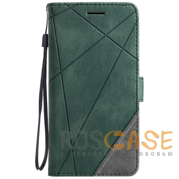 Фото Зеленый Retro Book | Кожаный чехол книжка / кошелек из Premium экокожи для Samsung Galaxy S10 Plus