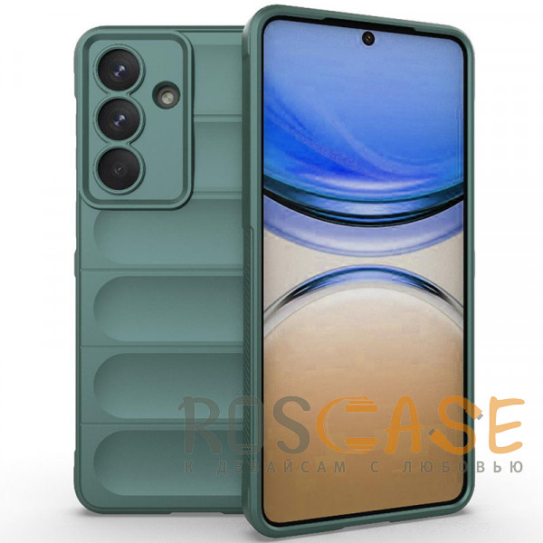 Фото Зеленый Flex Silicone | Противоударный чехол для Samsung Galaxy S26 Plus с защитой камеры и микрофиброй