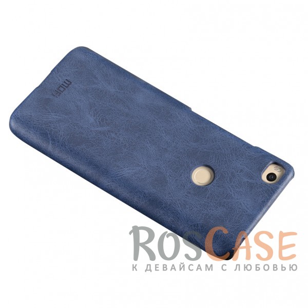 Фотография Синий Классический тонкий кожаный чехол-накладка для Xiaomi Mi Max 2