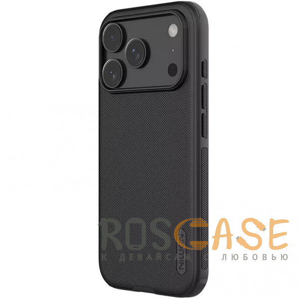 Фотография Черный Nillkin Super Frosted Shield Pro | Матовый чехол из пластика и ТПУ для iPhone 17 Pro