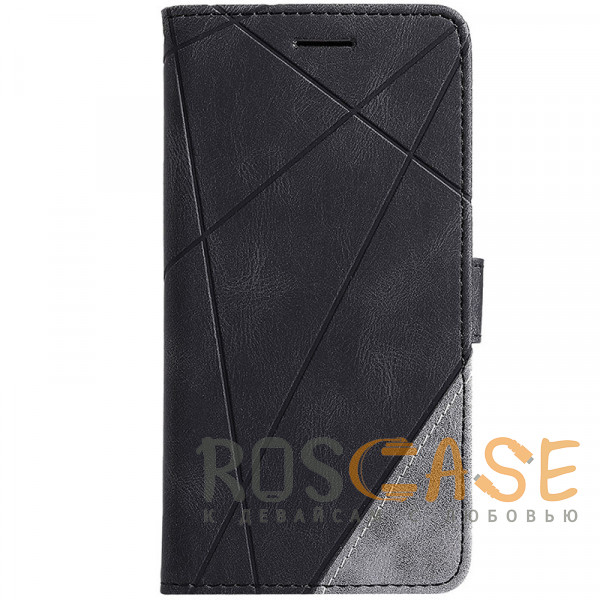 Фотография Черный Retro Book | Кожаный чехол книжка / кошелек из Premium экокожи для Samsung Galaxy S24 Plus