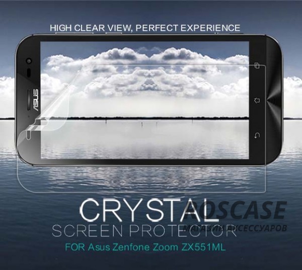 Фото Анти-отпечатки Nillkin Crystal | Прозрачная защитная пленка для Asus Zenfone Zoom (ZX551ML)