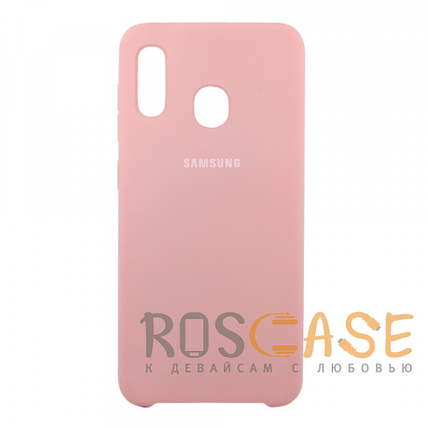 Фото Нежно-розовый Чехол Silicone Cover для Samsung Galaxy A20 / A30