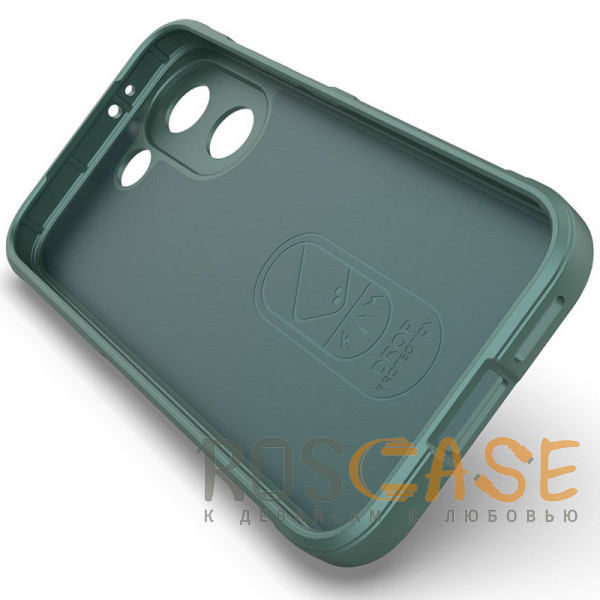 Изображение Зеленый Flex Silicone | Противоударный чехол для Poco X8 Pro / Xiaomi Turbo 5 с защитой камеры