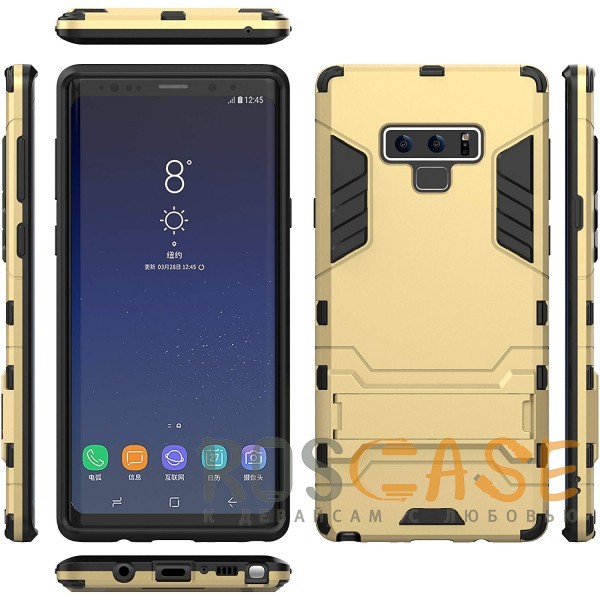 Фото Золотой / Champagne Gold Transformer | Противоударный чехол для Samsung Galaxy Note 9 с мощной защитой корпуса