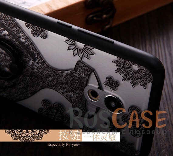 Фотография Black dress Чехол для Meizu Pro 6 с кольцом-подставкой и кружевным узором