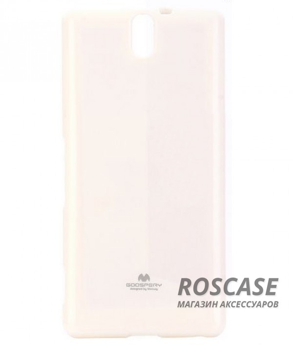 Фото Белый Mercury Jelly Pearl Color | Яркий силиконовый чехол для для Sony Xperia C5 Ultra