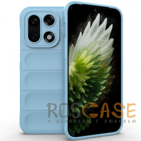 Фото Голубой Flex Silicone | Противоударный чехол для OnePlus 15 5G с защитой камеры и микрофиброй