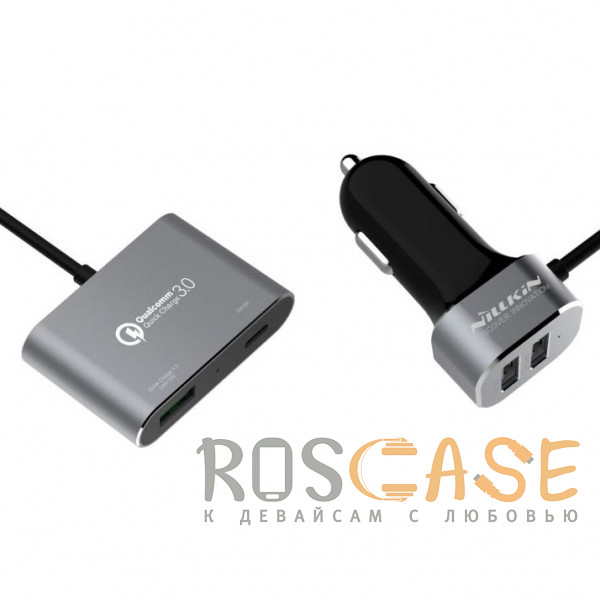 Фото Серый Nillkin Car Charger | Автомобильное зарядное устройство в прикуриватель авто