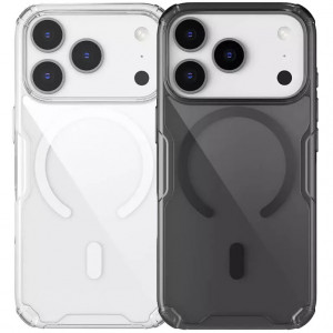 Nillkin Nature PRO Magnetic | Прозрачный силиконовый чехол для магнитной зарядки для iPhone 17 Pro