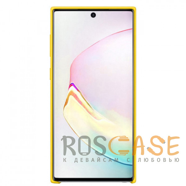 Изображение Желтый Чехол Silicone Cover для Samsung Galaxy Note 10