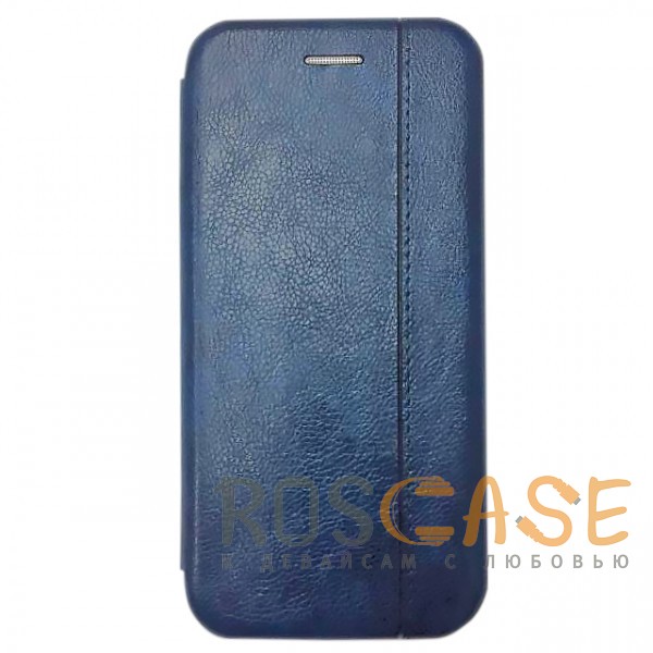 Фото Темно-синий  Open Color 2 | Чехол-книжка на магните для Huawei P20 Lite с подставкой и внутренним карманом