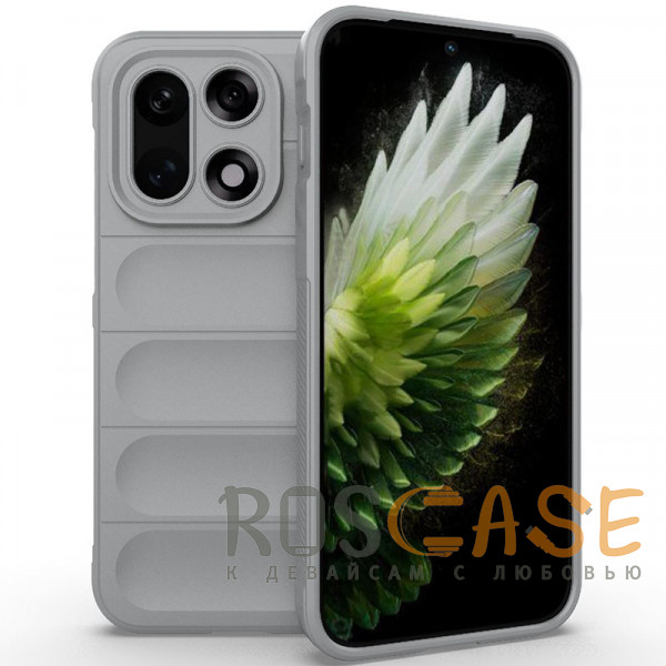 Фото Серый Flex Silicone | Противоударный чехол для OnePlus 15 5G с защитой камеры и микрофиброй