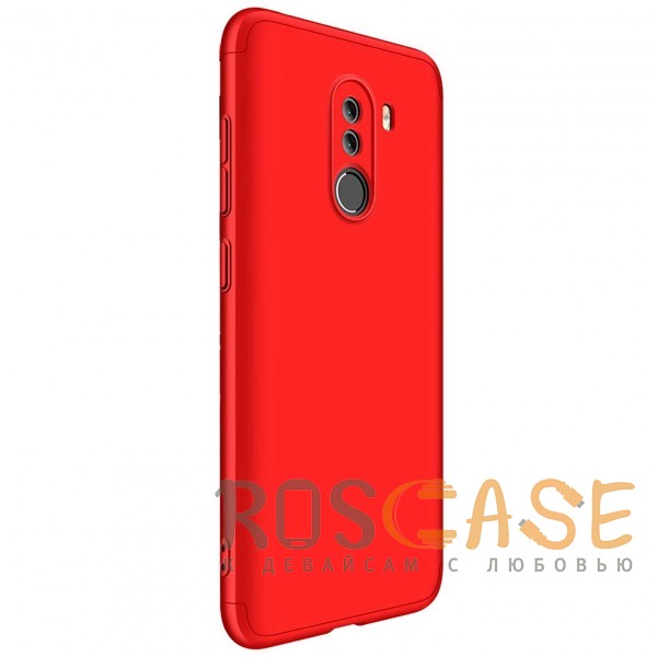 Изображение Красный GKK LikGus 360° | Двухсторонний чехол для Xiaomi Pocophone F1 с защитными вставками