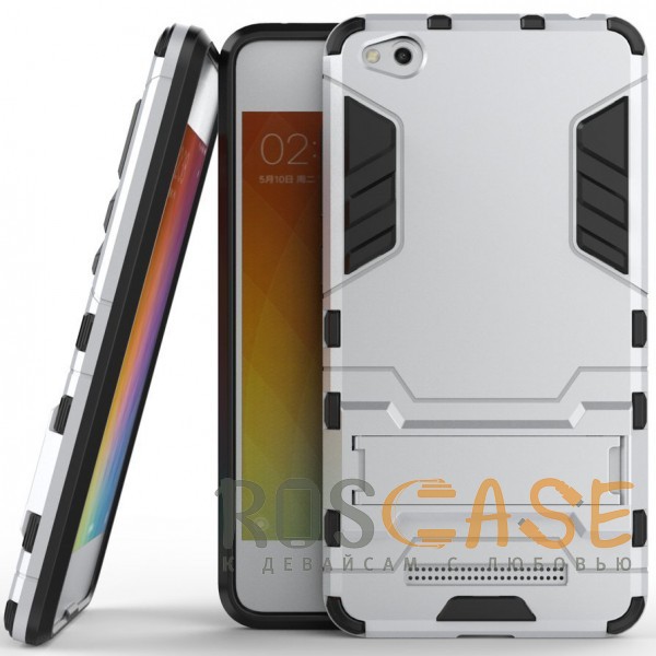 Фото Серебряный / Satin Silver Transformer | Противоударный чехол для Xiaomi Redmi 4a с мощной защитой корпуса