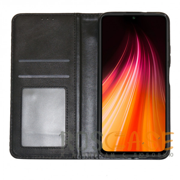 Изображение Черный Business Wallet | Кожаный чехол книжка с визитницей для Samsung Galaxy M21 / M30s