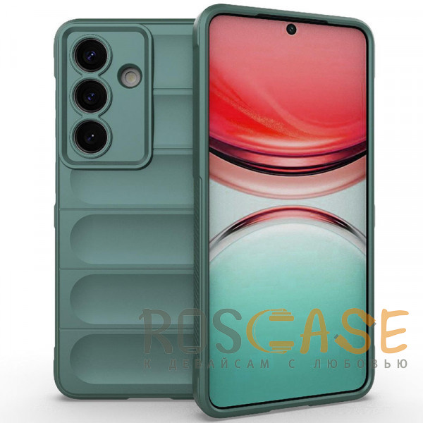 Фото Зеленый Flex Silicone | Противоударный чехол для Samsung Galaxy S26 с защитой камеры и микрофиброй