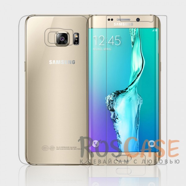 Фото Анти-отпечатки Защитная пленка Nillkin Crystal (на обе стороны) для Samsung Galaxy S6 Edge Plus