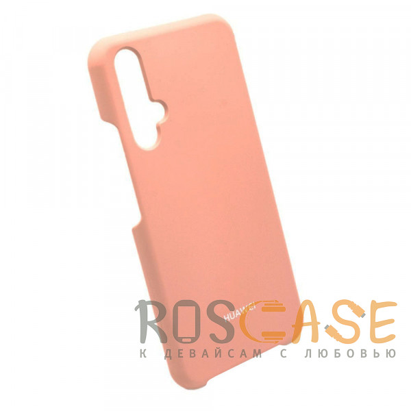 Фото Нежно-розовый Silicone Cover | Силиконовый чехол с микрофиброй для Huawei Honor 20 / Nova 5T