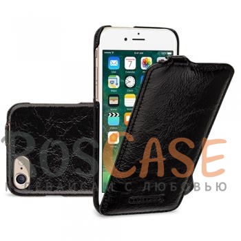 Фото Черный / Charcoal Black Кожаный чехол (флип) TETDED Lava Series для Apple iPhone 7 / 8 (4.7")
