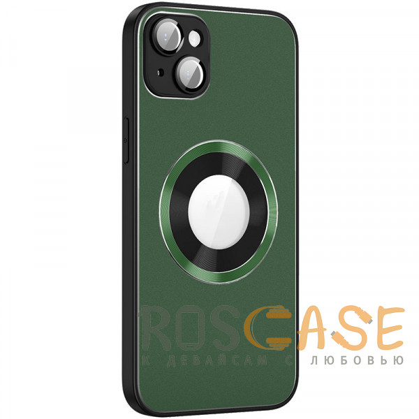 Фото Зеленый Чехол с защитой камер и поддержкой MagSafe для iPhone 15 Plus
