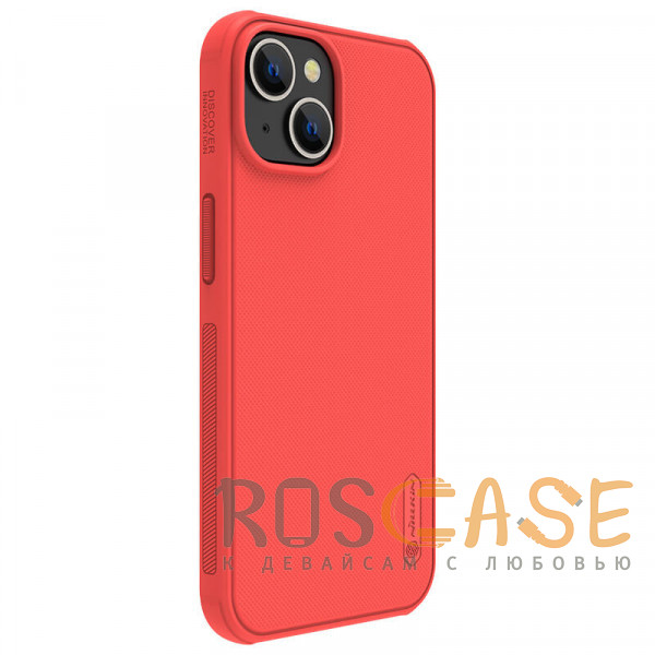 Изображение Красный Nillkin Super Frosted Shield | Матовый пластиковый чехол для iPhone 14
